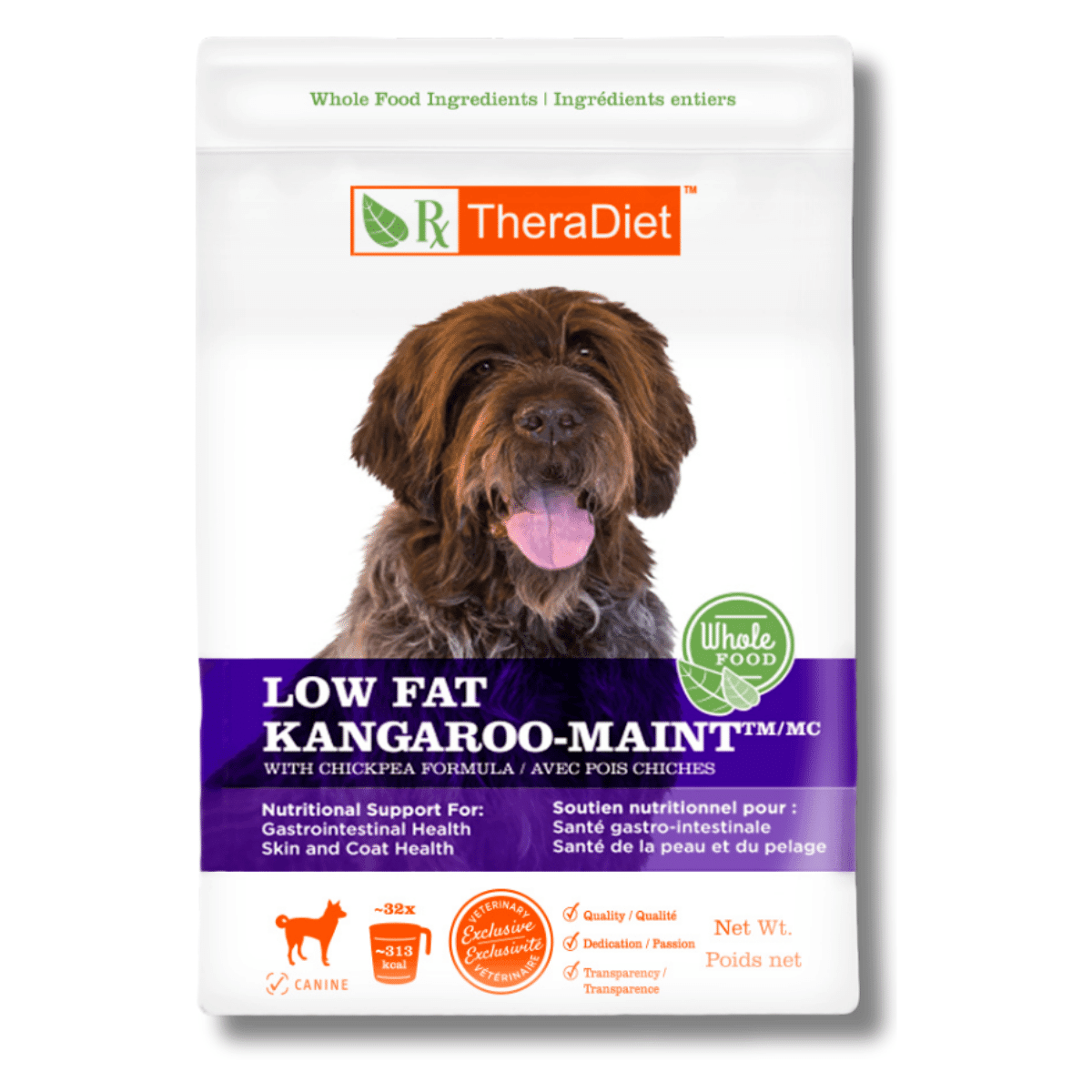 avo dermo wet dog food petvalu Rayne Nutrition Rx TheraDiet Low Fat Kangaroo-MAINT with Chickpea Formula Dry for Dogs 24.2lb bag