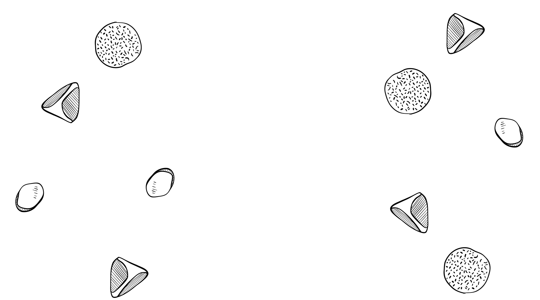 line drawing of microscopic urinary stones