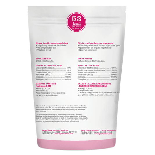 Sweet Potato Chew Dog Treats