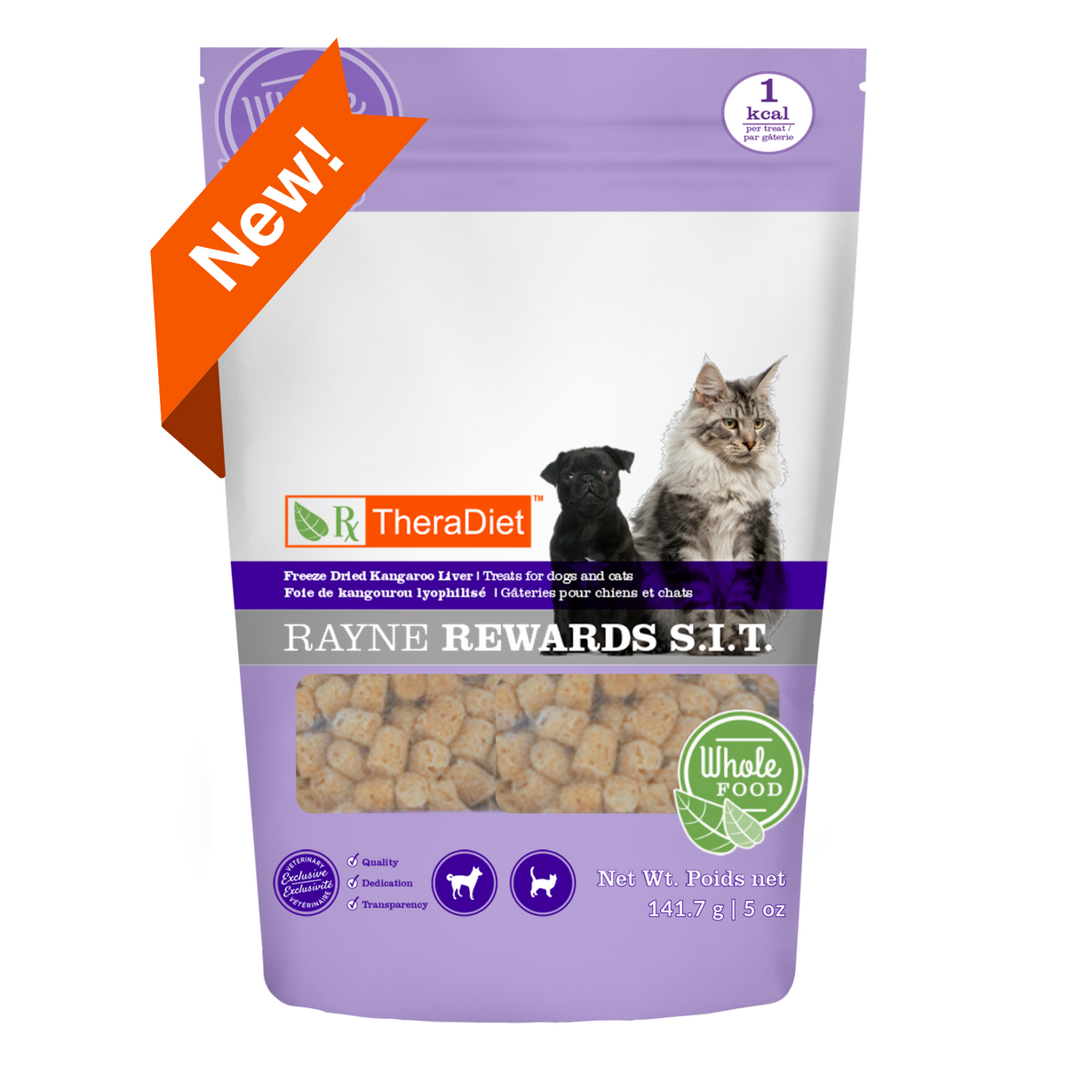 Rayne Rewards Freeze Dried Kangaroo Liver Treats for Dogs and Cats