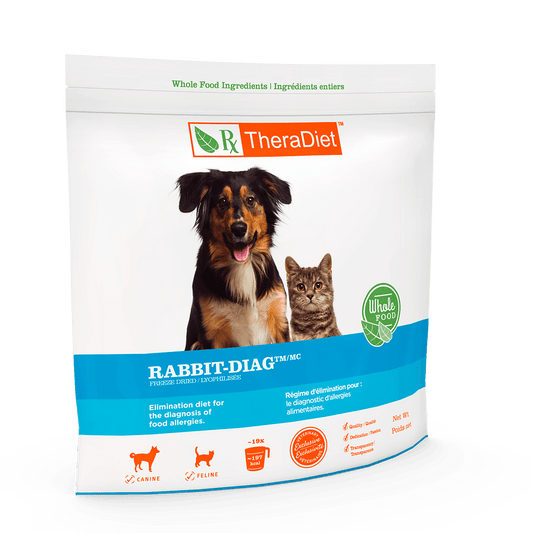 front of the bag showing a dog and a cat