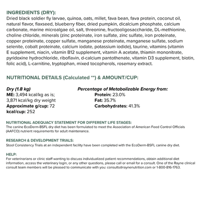 EcoDerm-BSFL Dry Dog Food