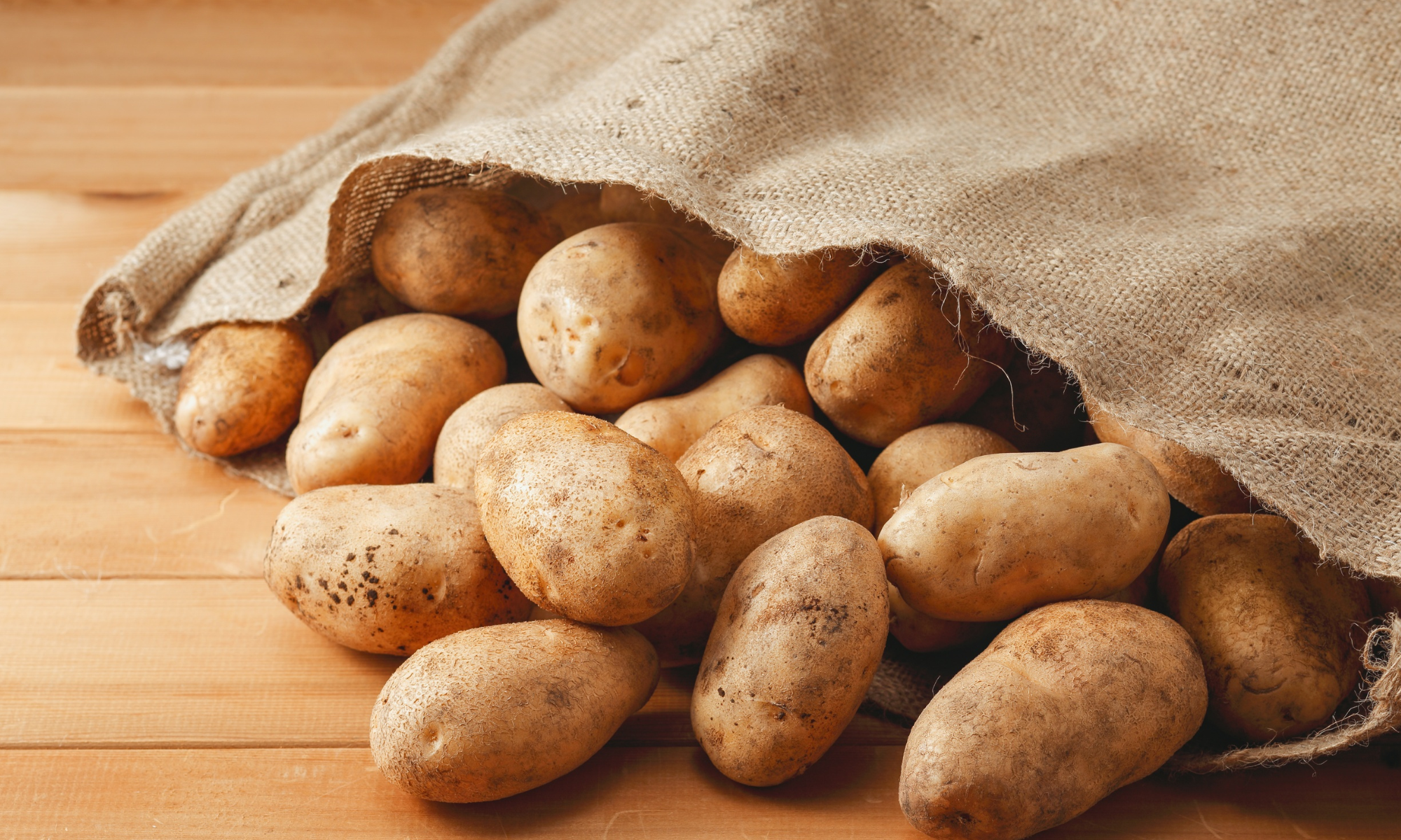 potatoes in a sack